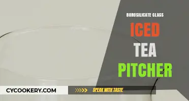 Elegant Borosilicate Glass Iced Tea Pitcher: Perfect for Summer Refreshment