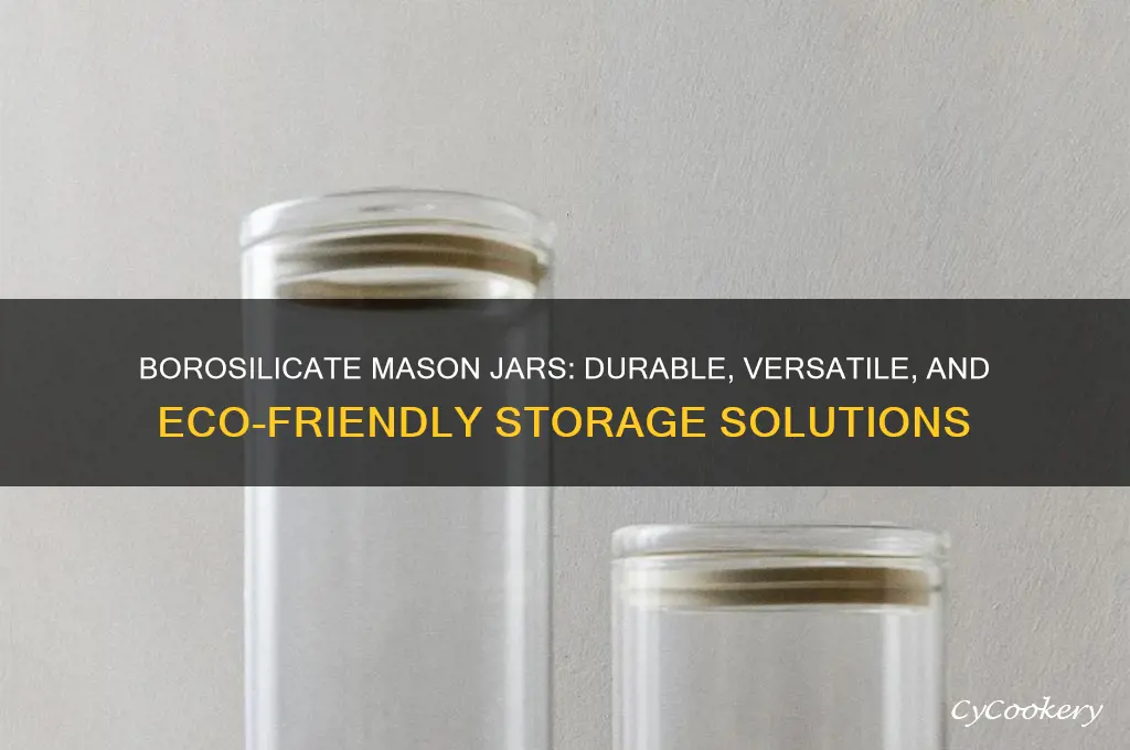 borosilicate mason jar