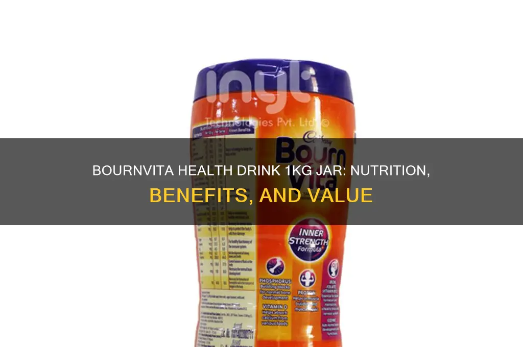 bournvita health drink 1kg jar