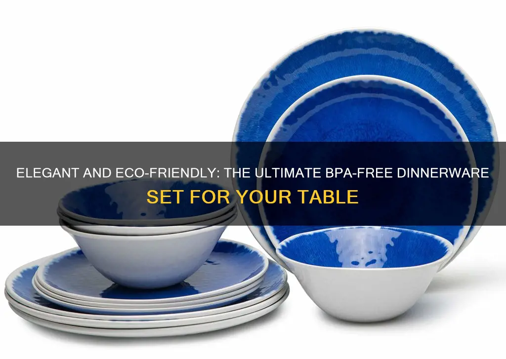 bpa free dinnerware set