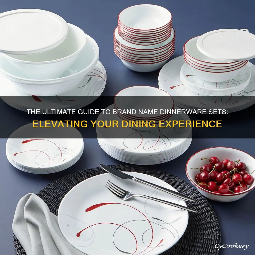 brand name dinnerware sets