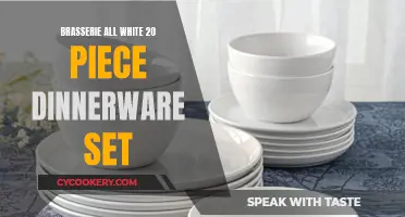 Pristine Presentation: Elevate Your Dining Experience with the Brasserie All-White Dinnerware Set