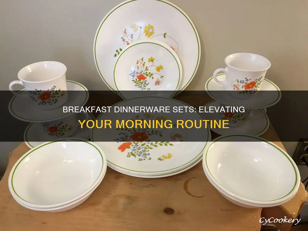 breakfast dinnerware set