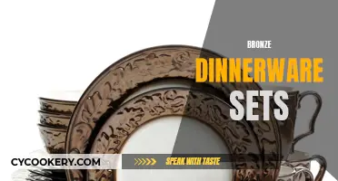 Elegant Entertaining: The Warm Radiance of Bronze Dinnerware Sets