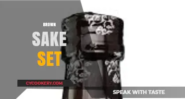 Elegant Brown Sake Set: Enhance Your Japanese Dining Experience
