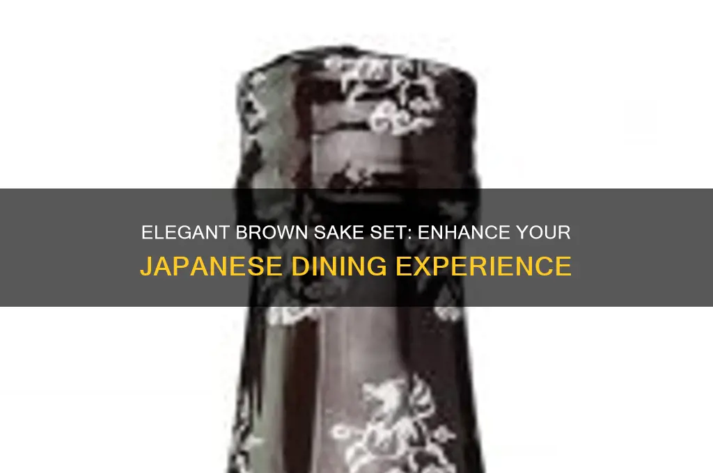 brown sake set