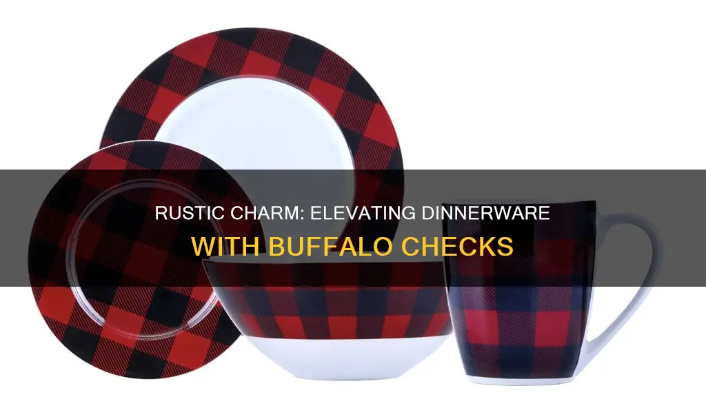 buffalo check dinnerware sets