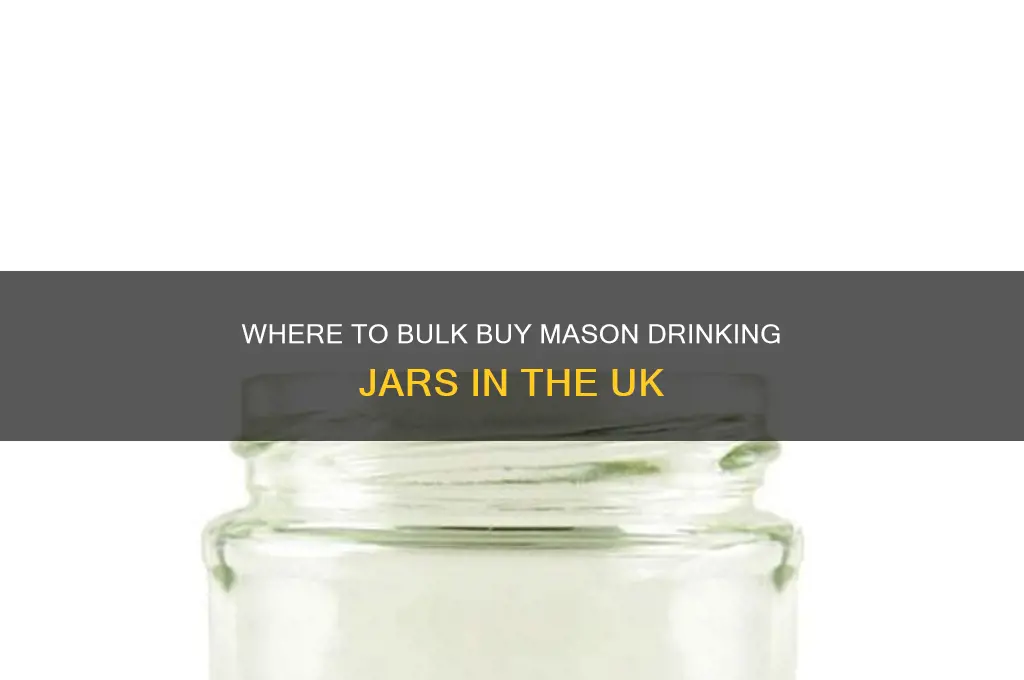 bulk buy mason drinking jars uk