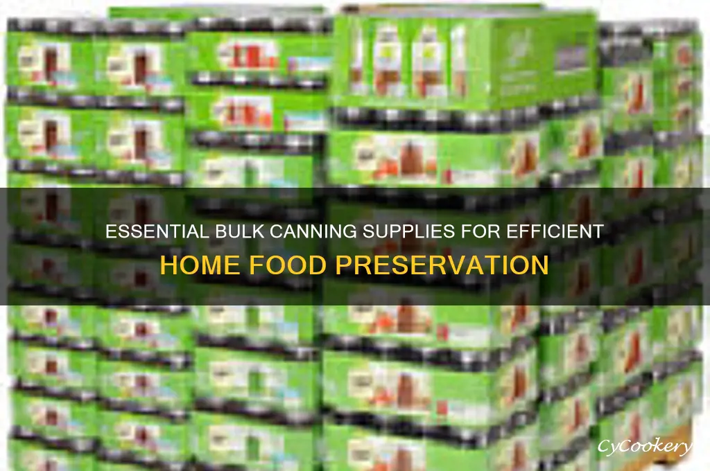 bulk canning supplies