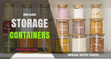 Organize Your Pantry with Durable Bulk Glass Storage Containers