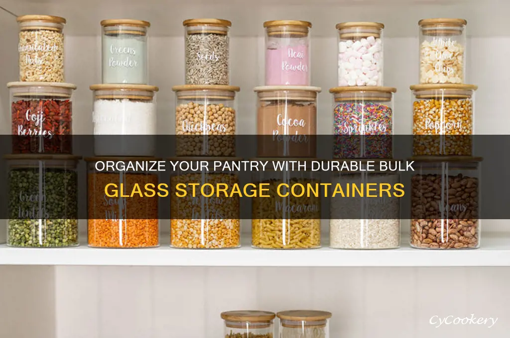 bulk glass storage containers