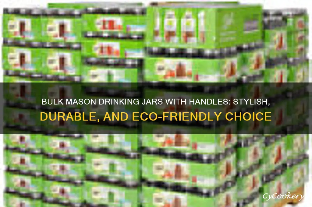 bulk mason drinking jars with handles