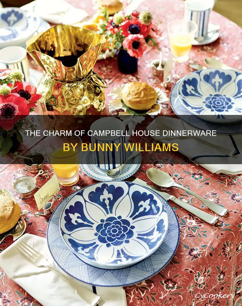 bunny williams campbell house dinnerware set