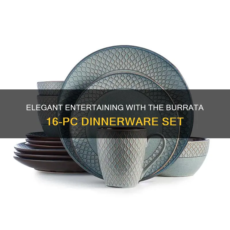 burrata 16-pc dinnerware set