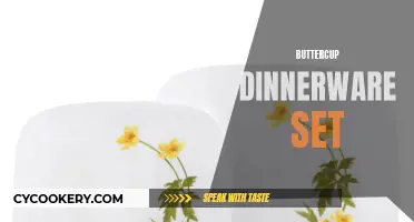 Buttercup Dinnerware Set: A Tabletop Garden of Delicate Charm