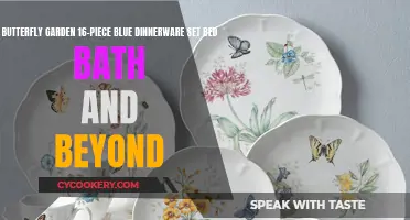 Unveiling the Elegance of the Butterfly Garden: A Review of Bed Bath & Beyond's 16-Piece Blue Dinnerware Set