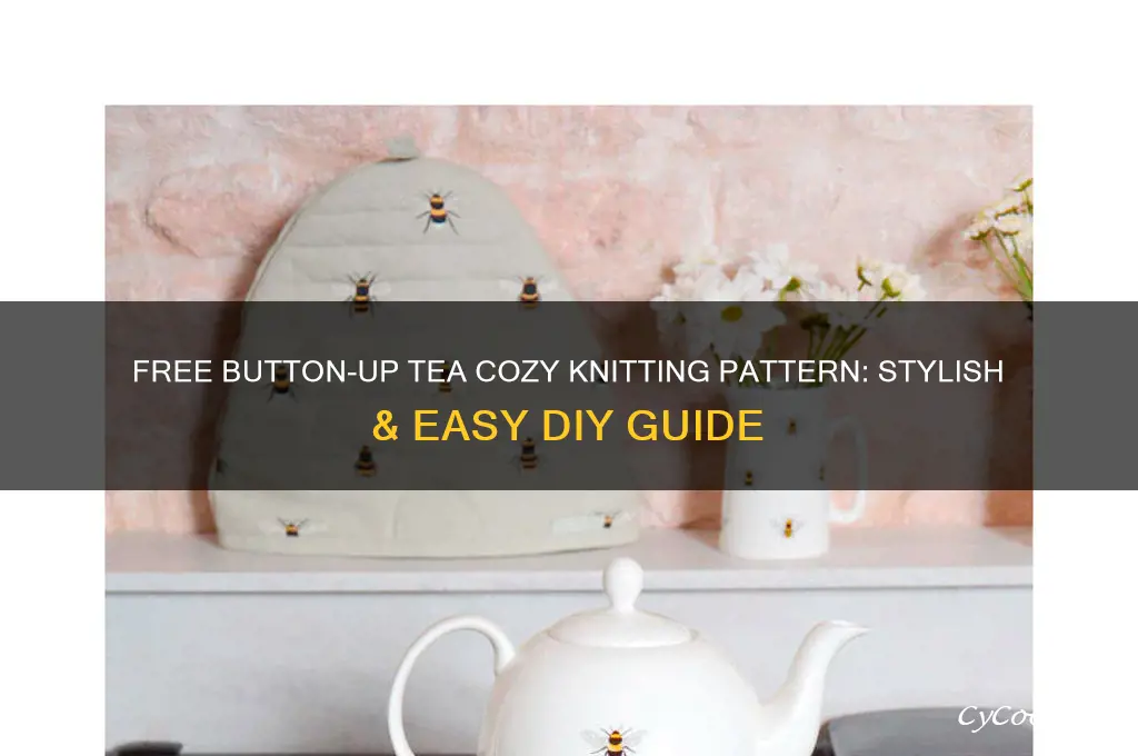button up tea cozy pattern free