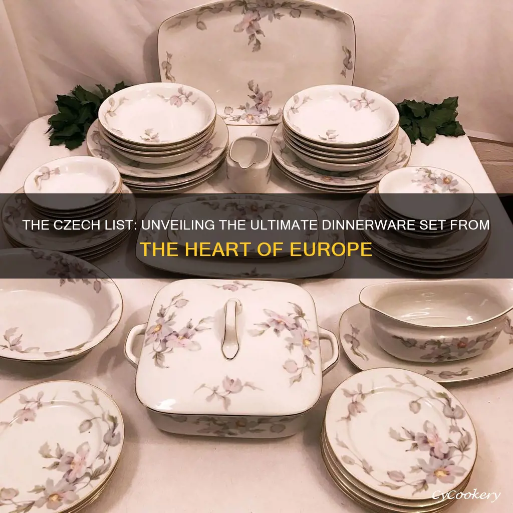 buy czech dinnerware set