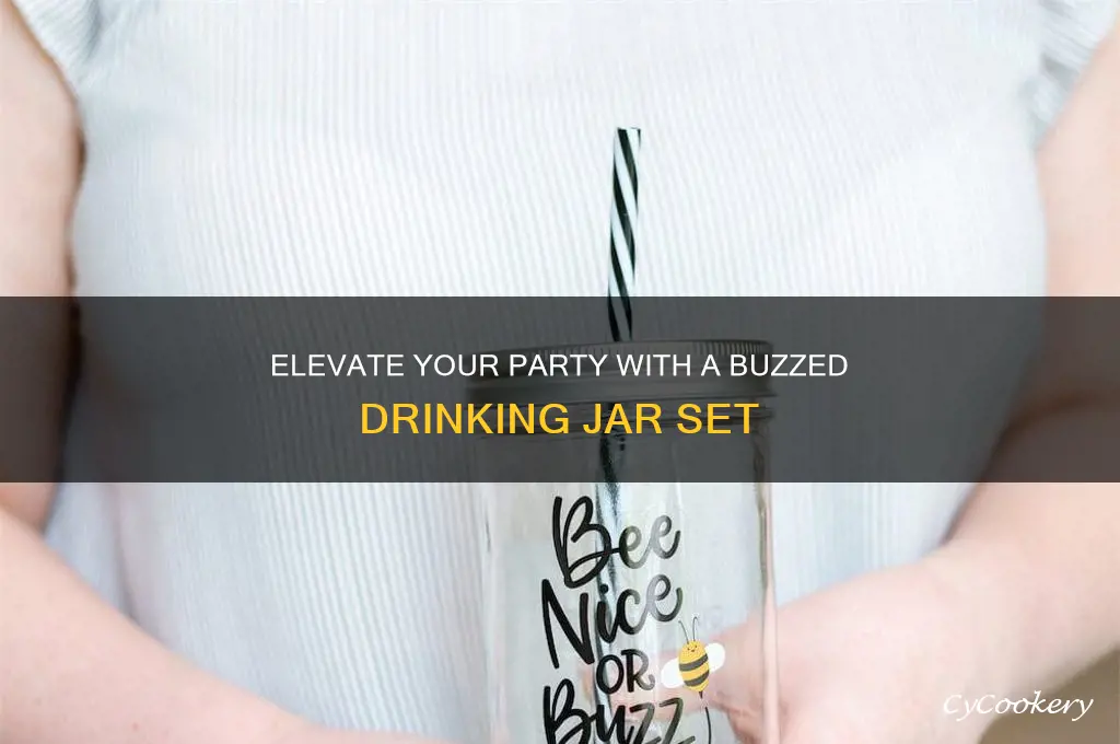 buzzed drinking jar set