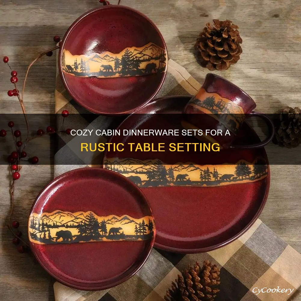 cabin dinnerware sets