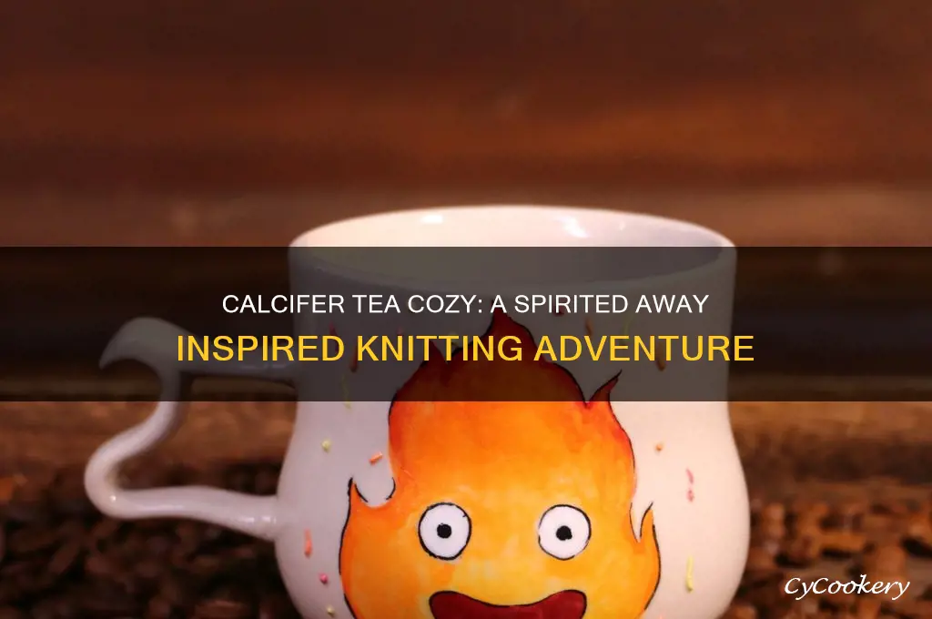 calcifer tea cozy