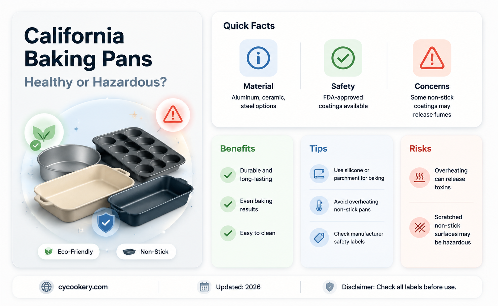 are california baking pans healthy