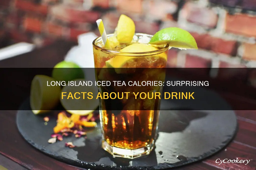 calories in a glass of long island iced tea