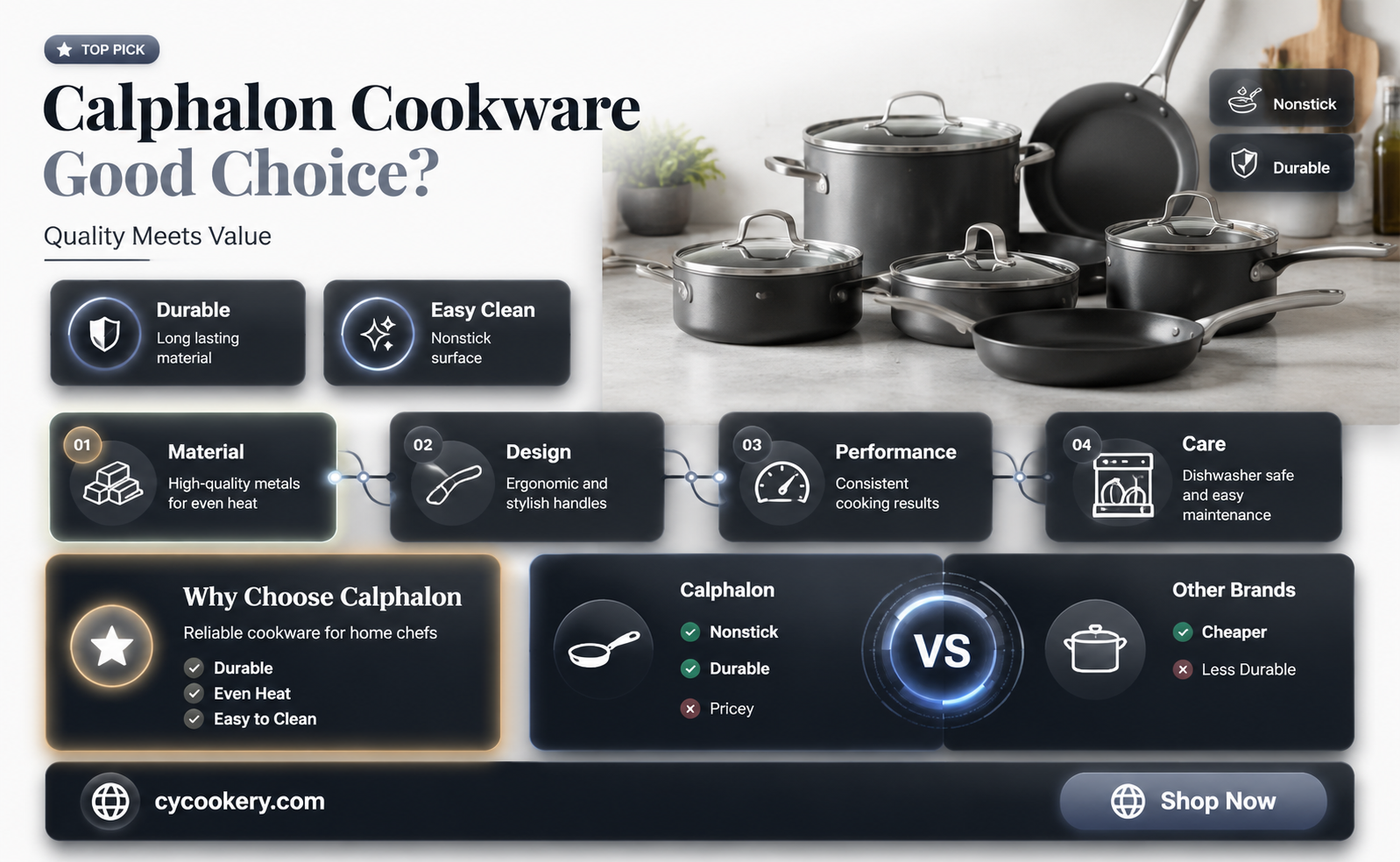 are calphalon pots and pans good