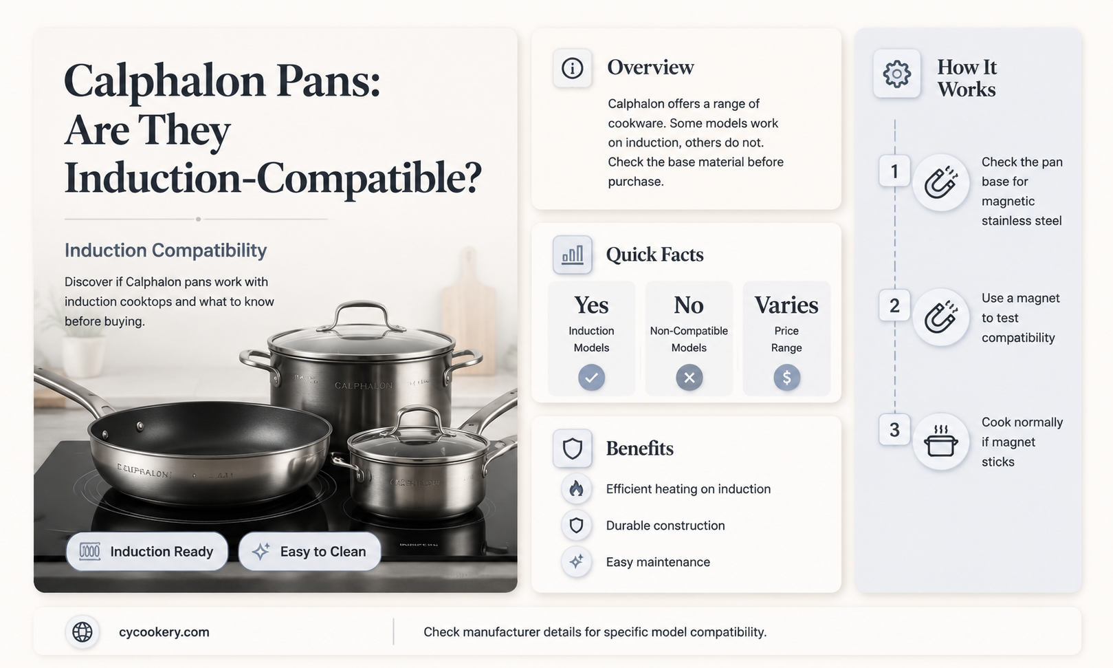 are calphalon pans induction compatible