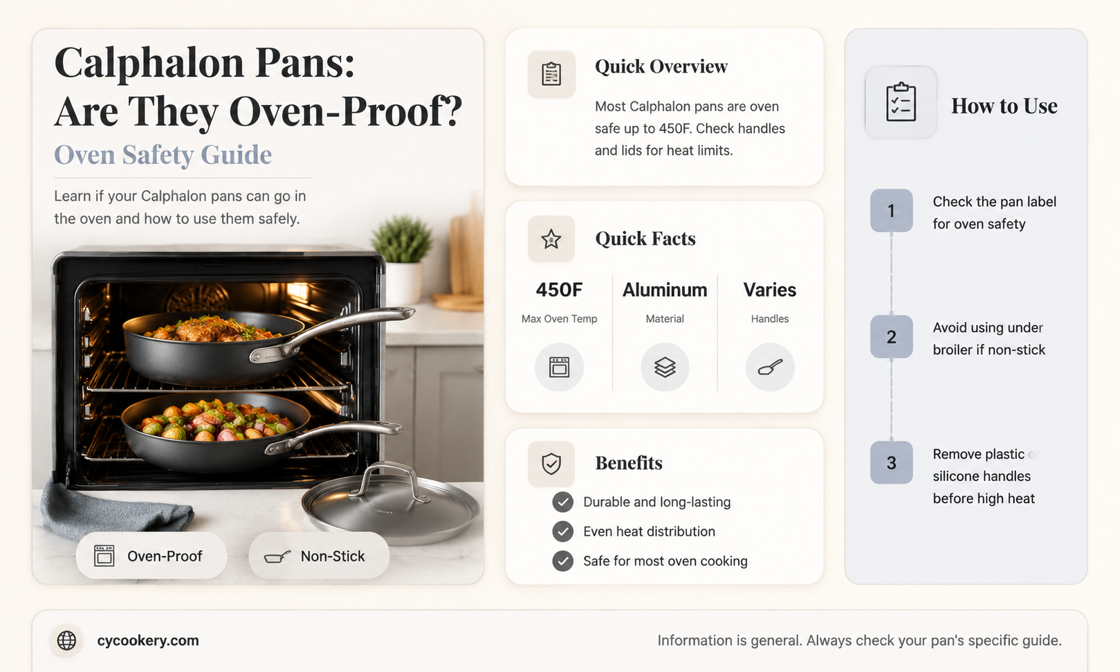 are calphalon pans oven proof