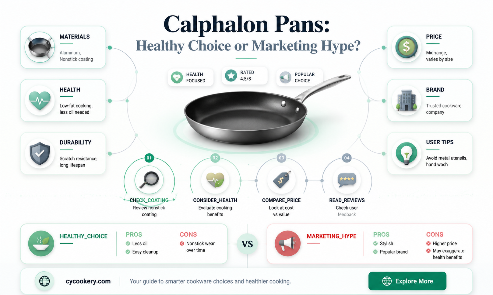 are calphal9n healthy pans