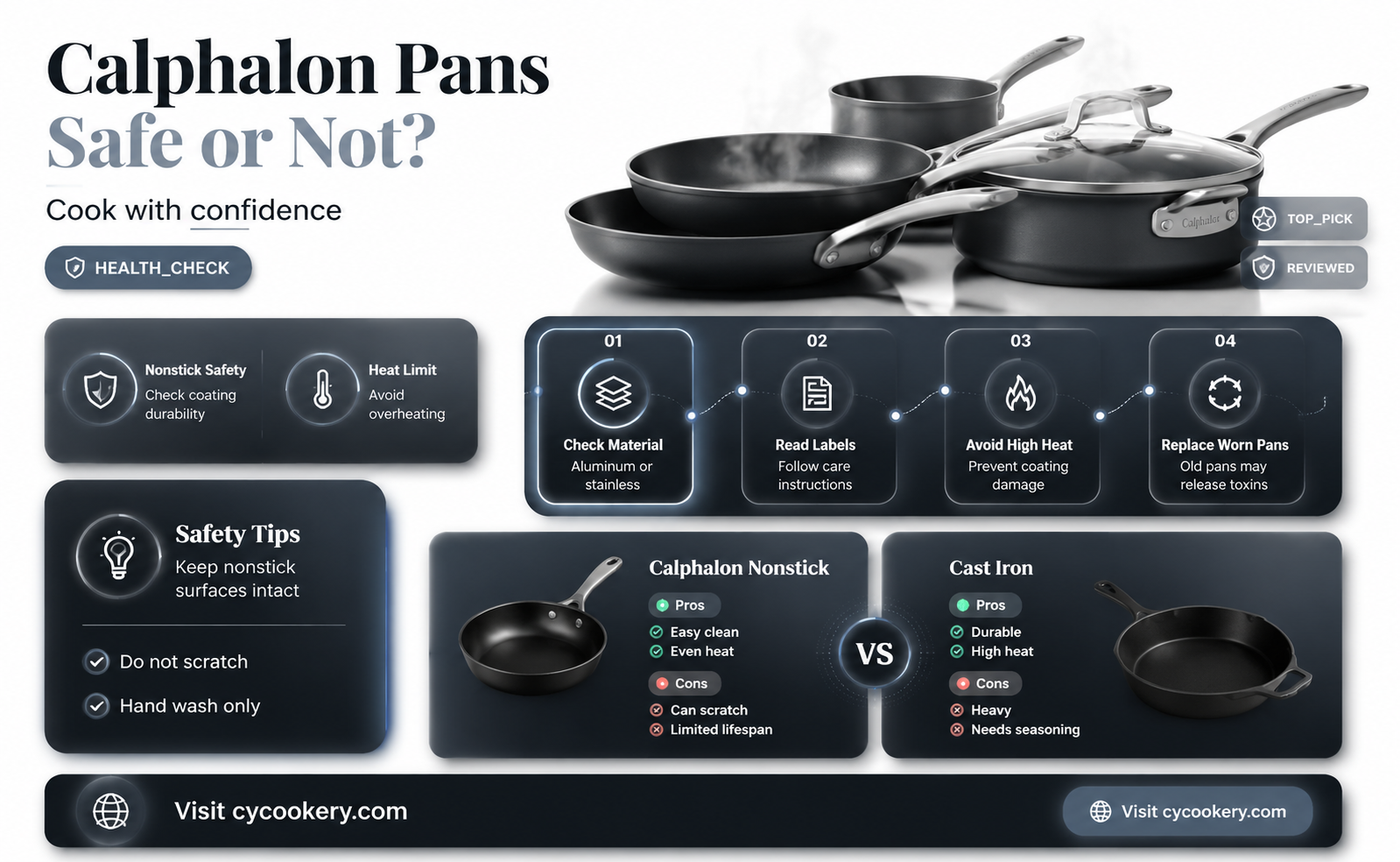 are calphalon pans safe
