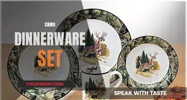 Camo Dinnerware Set: Blending Functionality and Fashion