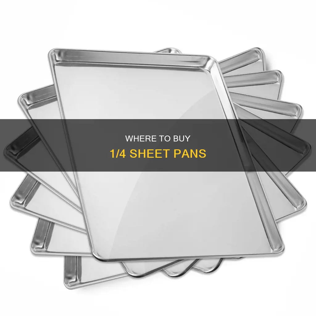 can 1 4 size sheet pans be purchased
