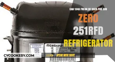 Using 134a Freon in Sub-Zero 251RFD Refrigerators: Compatibility Guide