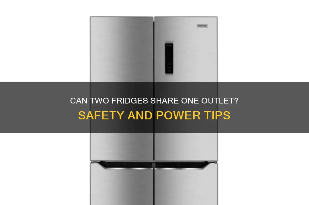 can 2 refrigerators be plugged into the same outlet