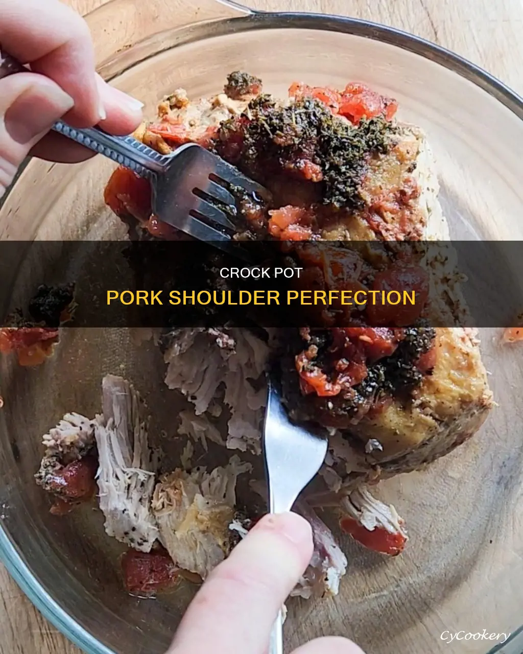 can 5 lbpork shoulder cook in crock pot