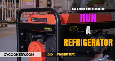 Powering Your Fridge: Can a 1000 Watt Generator Handle It?