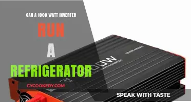 Powering Your Fridge: Can a 1000 Watt Inverter Handle the Load?