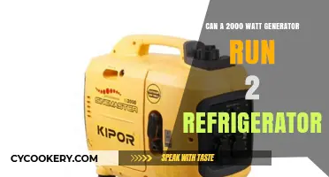 Powering Two Fridges: Can a 2000-Watt Generator Handle the Load?