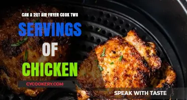 Air Fryer Capacity: Cooking Two Servings of Chicken in a 2-Quart Fryer