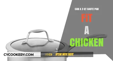 Saute Pan Chicken: Is 3 Quarts Big Enough?