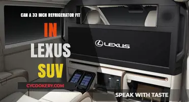 Fitting a 33-Inch Fridge in a Lexus SUV: Is It Possible?
