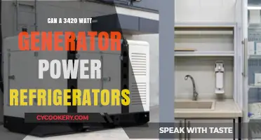 Powering Refrigerators: Can a 3420 Watt Generator Handle the Load?