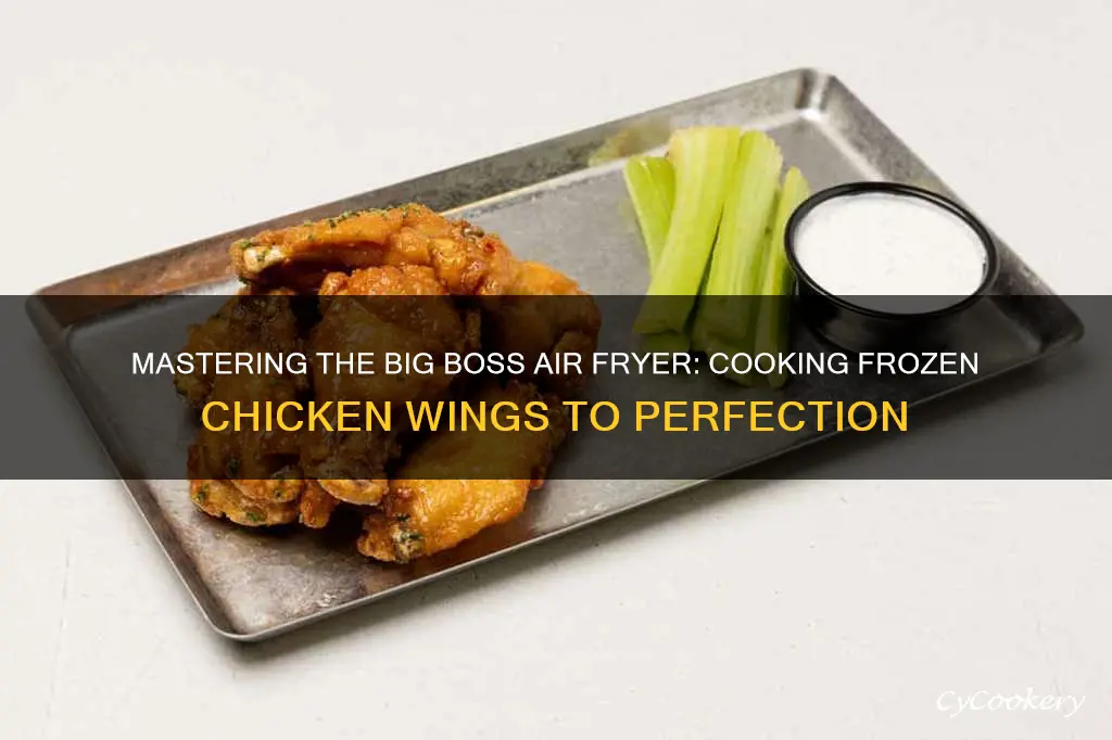 can a big boss air fryer cook frozen chicken wings