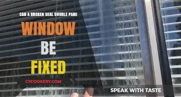 How to Fix a Broken Seal on Double-Pane Windows