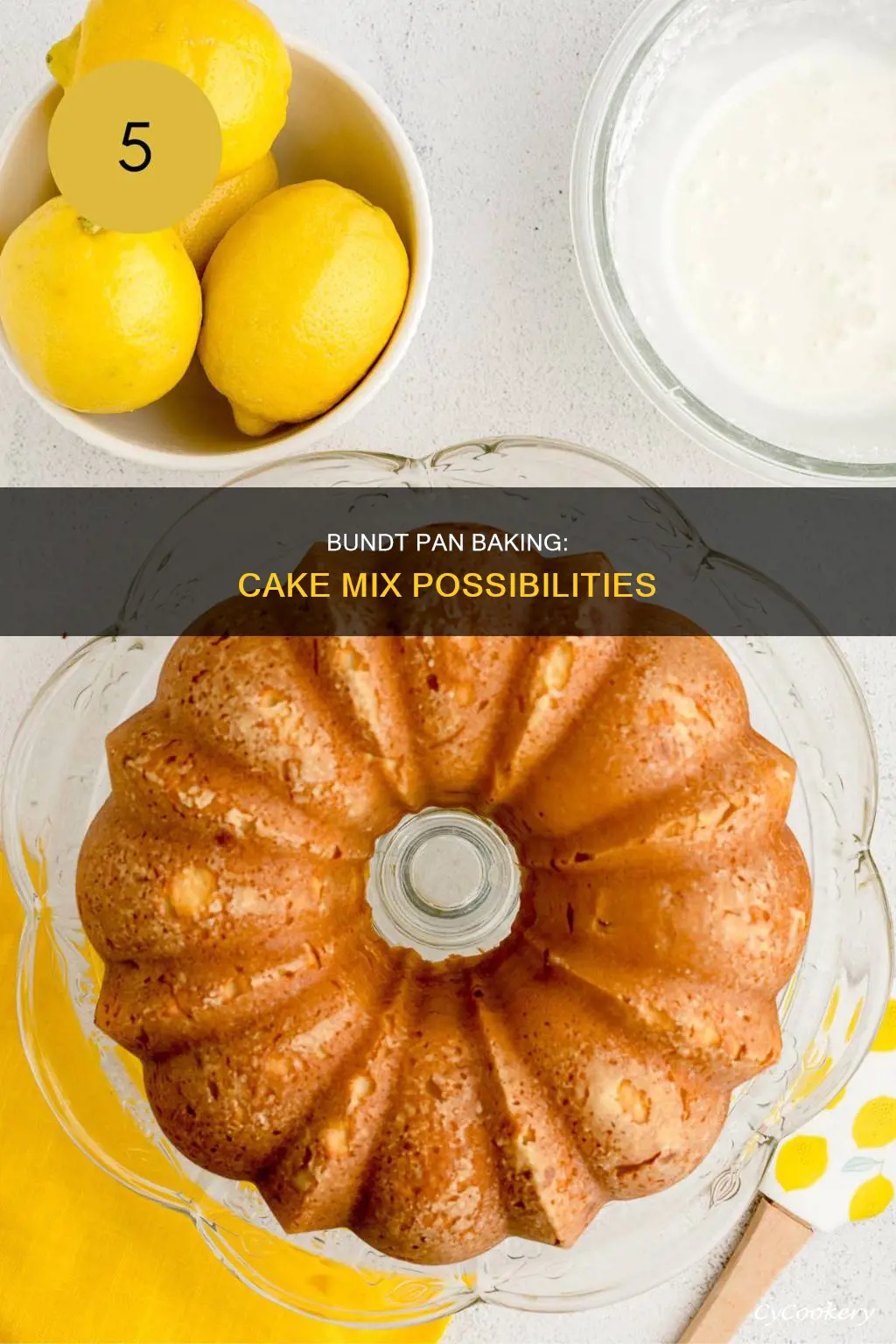 can a cake mix be made in a bundt pan