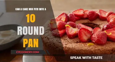 Baking a Cake: 10-inch Pan and Mix