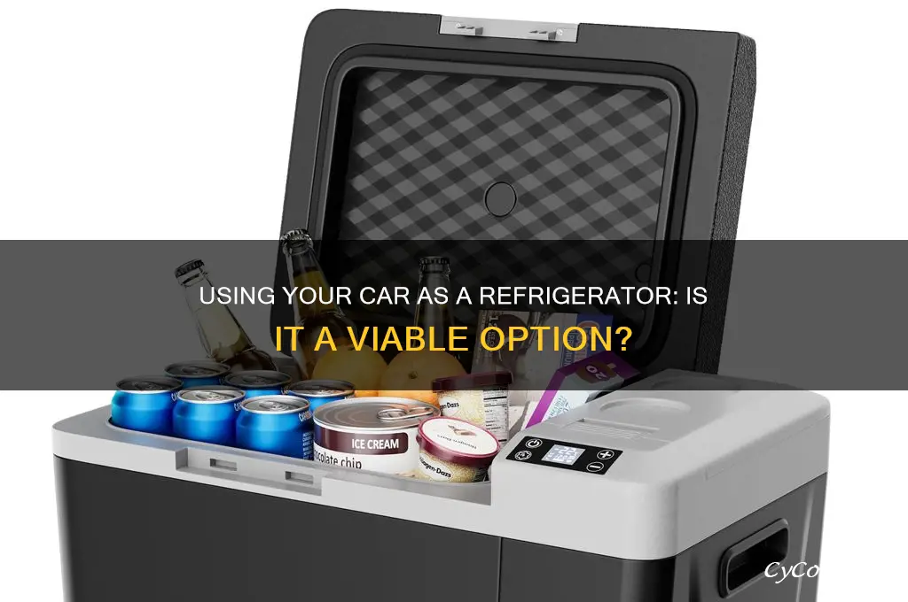 can a car be used as a refrigerator