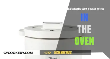 Ceramic Slow Cooker Pot: Oven-Safe or Not?